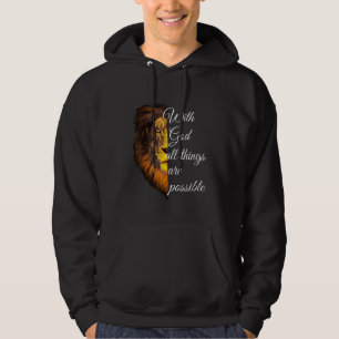 Sudadera Con Dios, todas las cosas son posibles venas de la