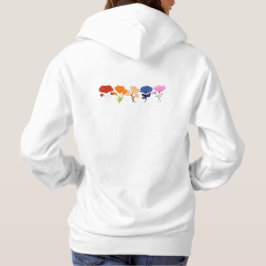 Sudadera con diseño de flores