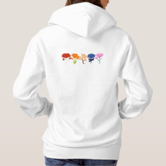 Sudadera con diseño de flores