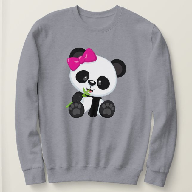 Sudadera con diseño de panda (Anverso del diseño)