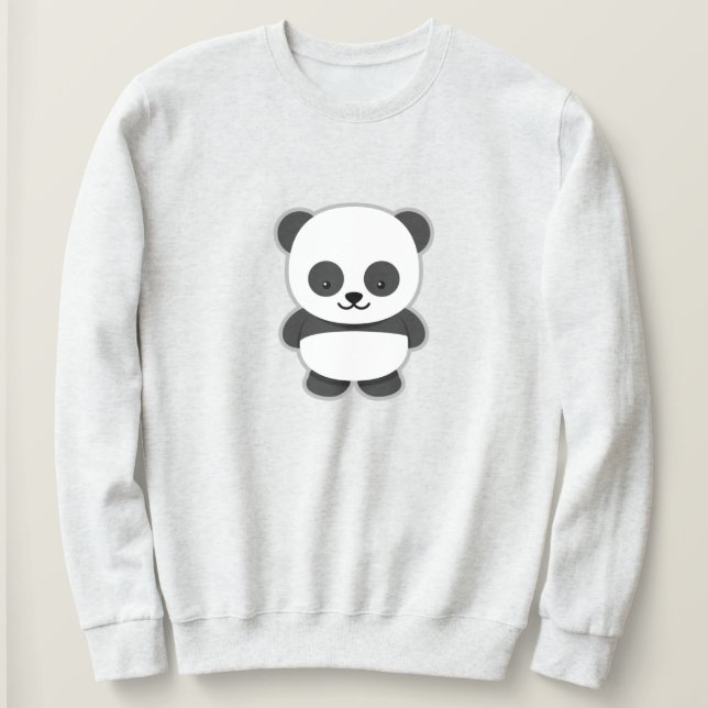 Sudadera con diseño de panda (Anverso del diseño)