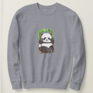 Sudadera con diseño de panda