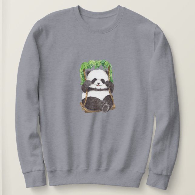 Sudadera con diseño de panda (Anverso del diseño)