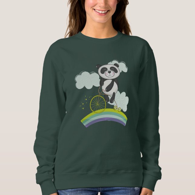 Sudadera con diseño de panda adorable (Anverso)