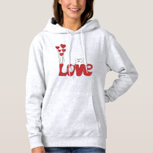 Sudadera con diseño de pareja temática del día de