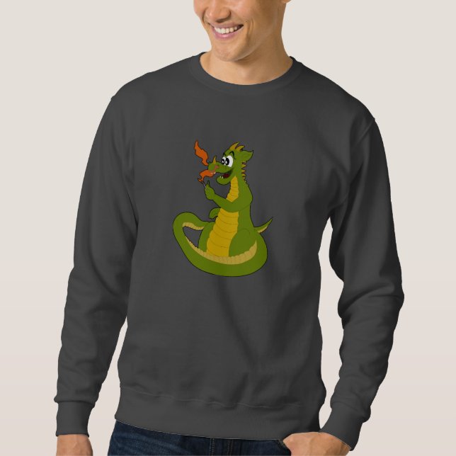 Sudadera con dragón de dibujos animados (Anverso)