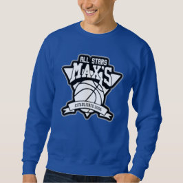 Sudadera con el logotipo de Max's All Stars (azul)