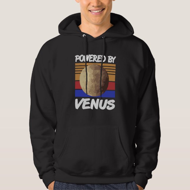 Sudadera Con el poder de VENUS Retro Diseños de Planetas de (Anverso)