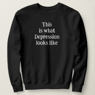 Sudadera con escaneo QRCT de depresión_Thisiswhatd