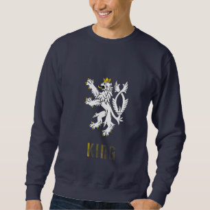 Sudadera con Escudo de León Rey