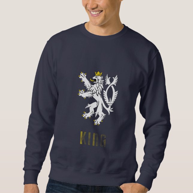 Sudadera con Escudo de León Rey (Anverso)