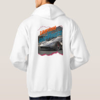 Sudadera con estampado de coche deportivo driftant