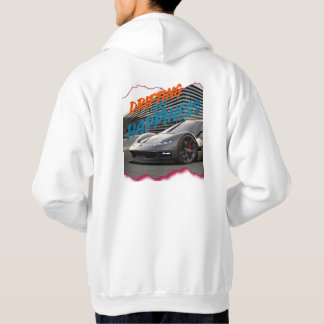 Sudadera con estampado de coche deportivo driftant