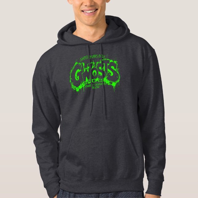 Sudadera con estampado de graffiti de Gwosts Slime (Anverso)