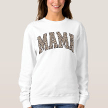 Sudadera con estampado de leopardo para mamá