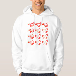 Sudadera con estampado de línea de caballo – Decla