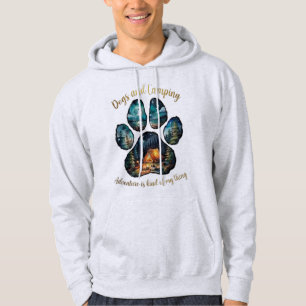 Sudadera con estampado de pata de camping para per
