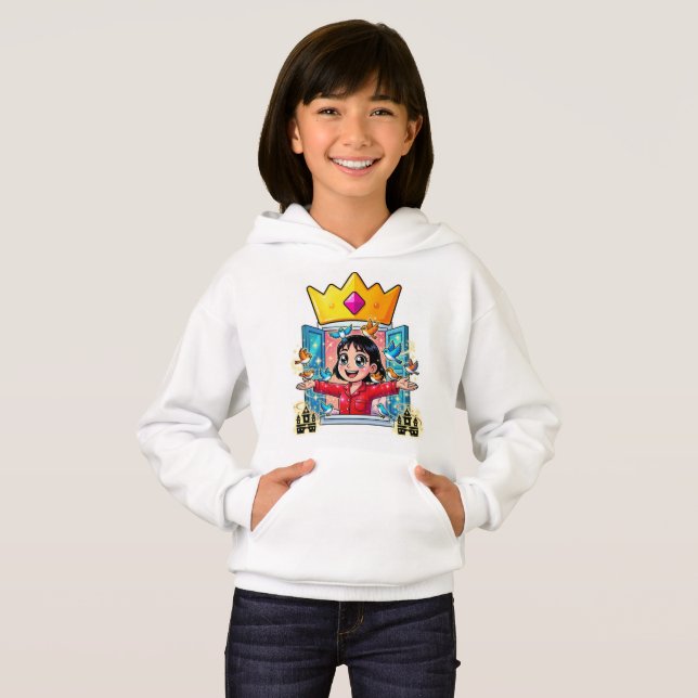 Sudadera con estampado de princesa (Anverso completo)