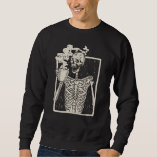 Sudadera con estampado gráfico de calavera de Hall