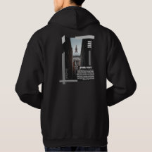 Sudadera con estampado trasero personalizado de ed