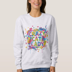 Sudadera con estilo de salpicadura colorida "Señor