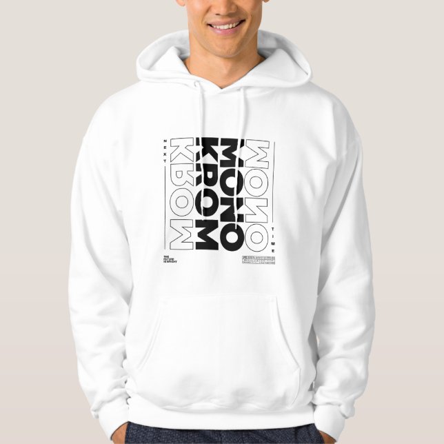 Sudadera con estilo monocromo (Anverso)