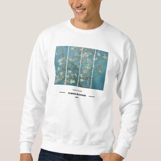 Sudadera con flor de almendro de Vincent Van Gogh  (Anverso)