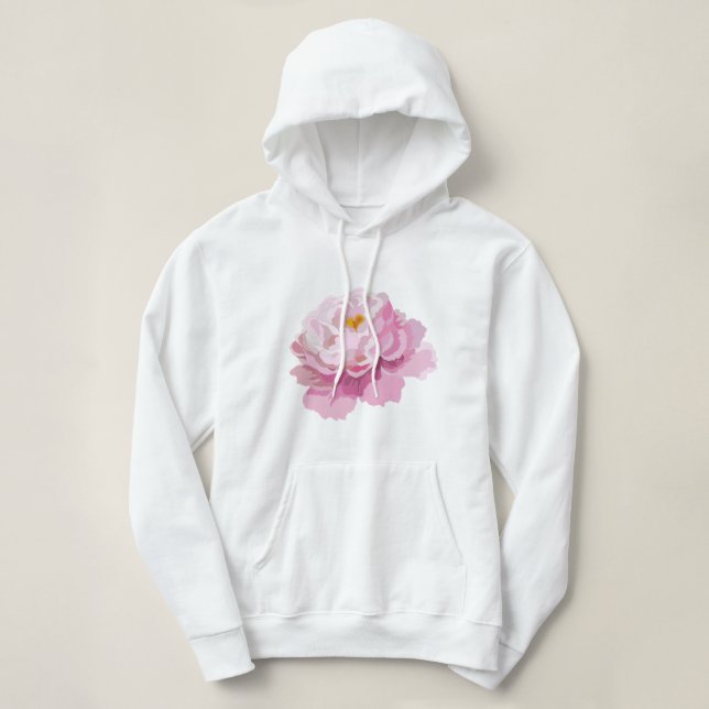 sudadera con flores (Diseño del anverso)