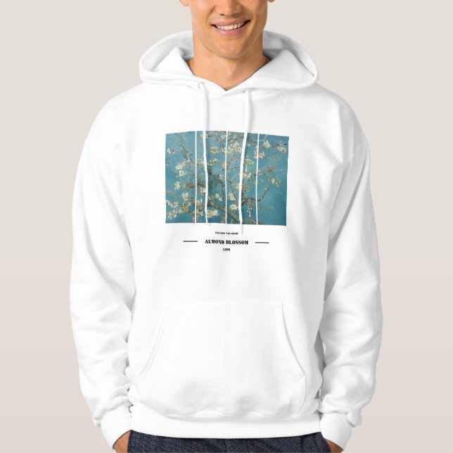 Sudadera con flores de almendro de Vincent Van Gog (Anverso)