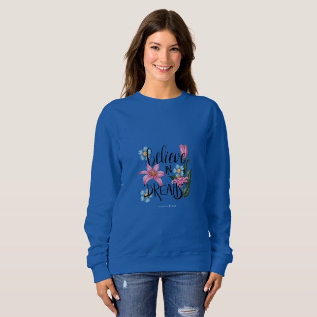 Sudadera con flores Dream In Dream -  (Anverso completo)