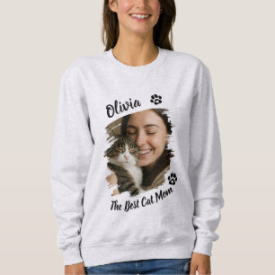Sudadera con foto personalizada de la mejor mamá d