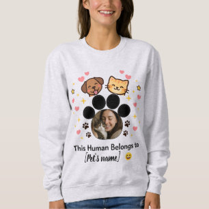 Sudadera con foto y nombre personalizables para am