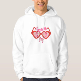 Sudadera con gafas de sol Heart Love 67 de San Val