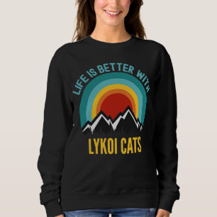 Sudadera Con gatos Lykoi