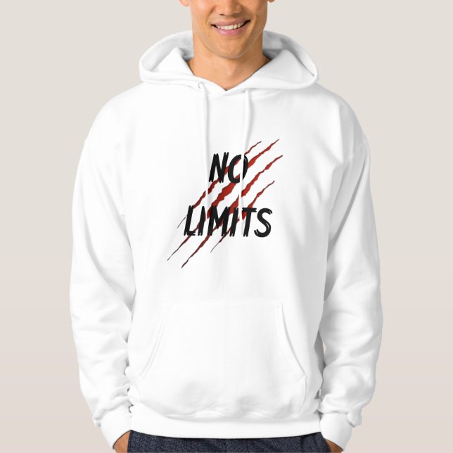 SUDADERA con Gráfica de Garra de Tigre sin Límites (Anverso)