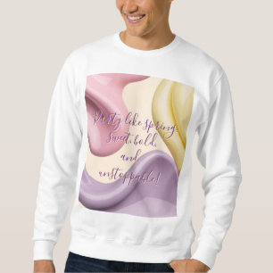 Sudadera con gráfico abstracto elegante