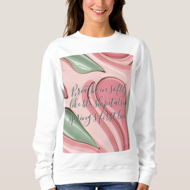 Sudadera con gráfico abstracto elegante (Anverso)