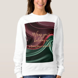 Sudadera con gráfico abstracto elegante