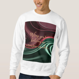 Sudadera con gráfico abstracto elegante