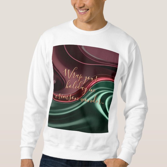 Sudadera con gráfico abstracto elegante (Anverso)