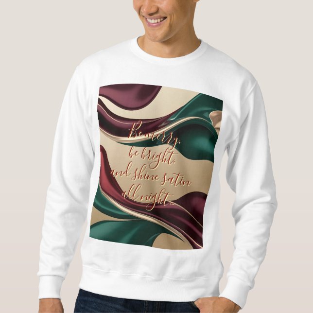 Sudadera con gráfico abstracto elegante (Anverso)