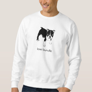 Sudadera con gráfico de cachorro de Bulldog Francé