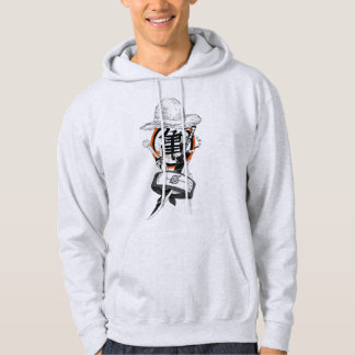 Sudadera con gráfico de carácter Kanji negro y nar