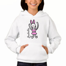 Sudadera con gráfico de conejo y tu nombre