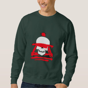 Sudadera con gráfico de guerrero de cráneo para ho