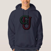 Sudadera con gráfico de monograma universitario