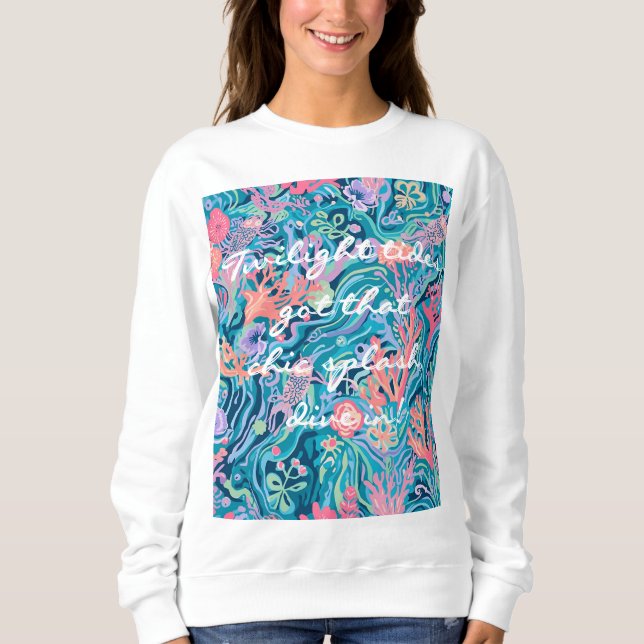 Sudadera con gráfico elegante (Anverso)