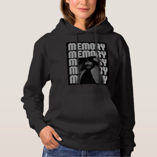 Sudadera con gráficos de tipografía de memoria