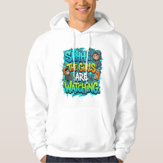 Sudadera con grafiti urbano - "Shhh...