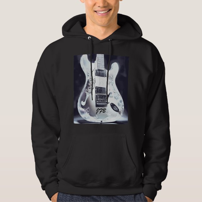 Sudadera con guitarra personalizada para amantes d (Anverso)